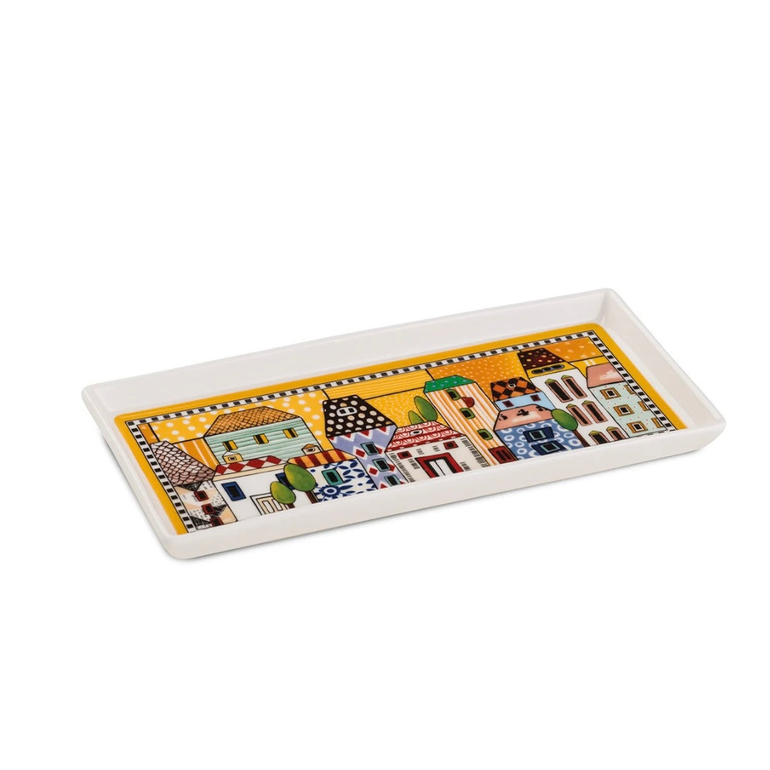 Vassoio Paese Mio Giallo 19×9