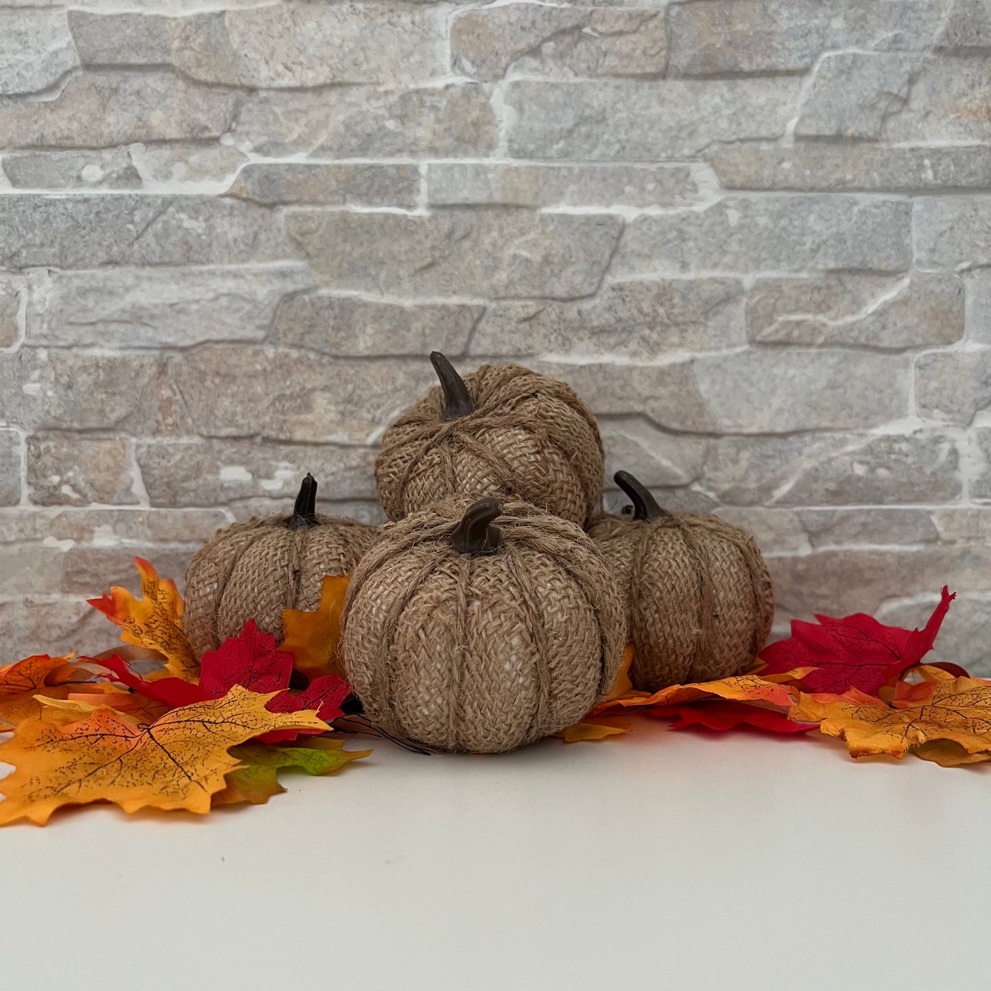 Zucca decorativa in juta