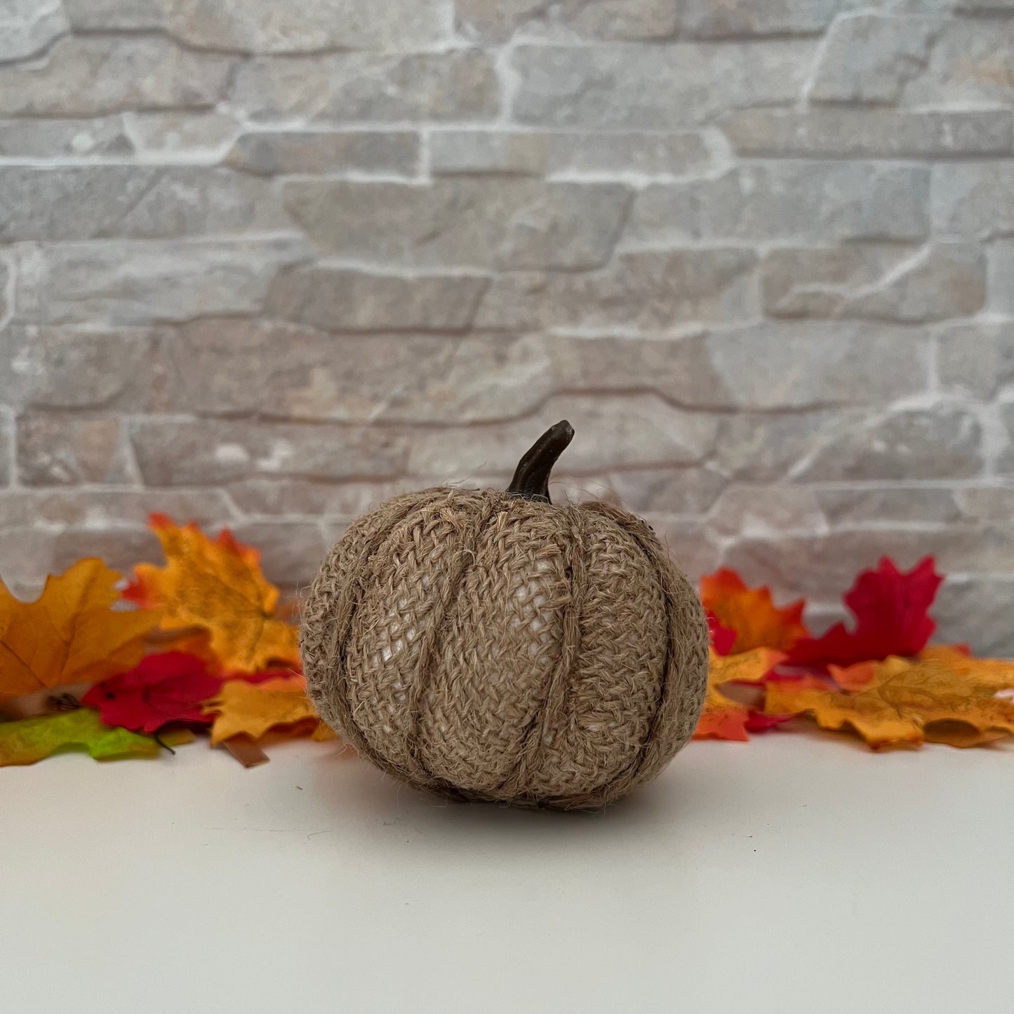 Zucca decorativa in juta