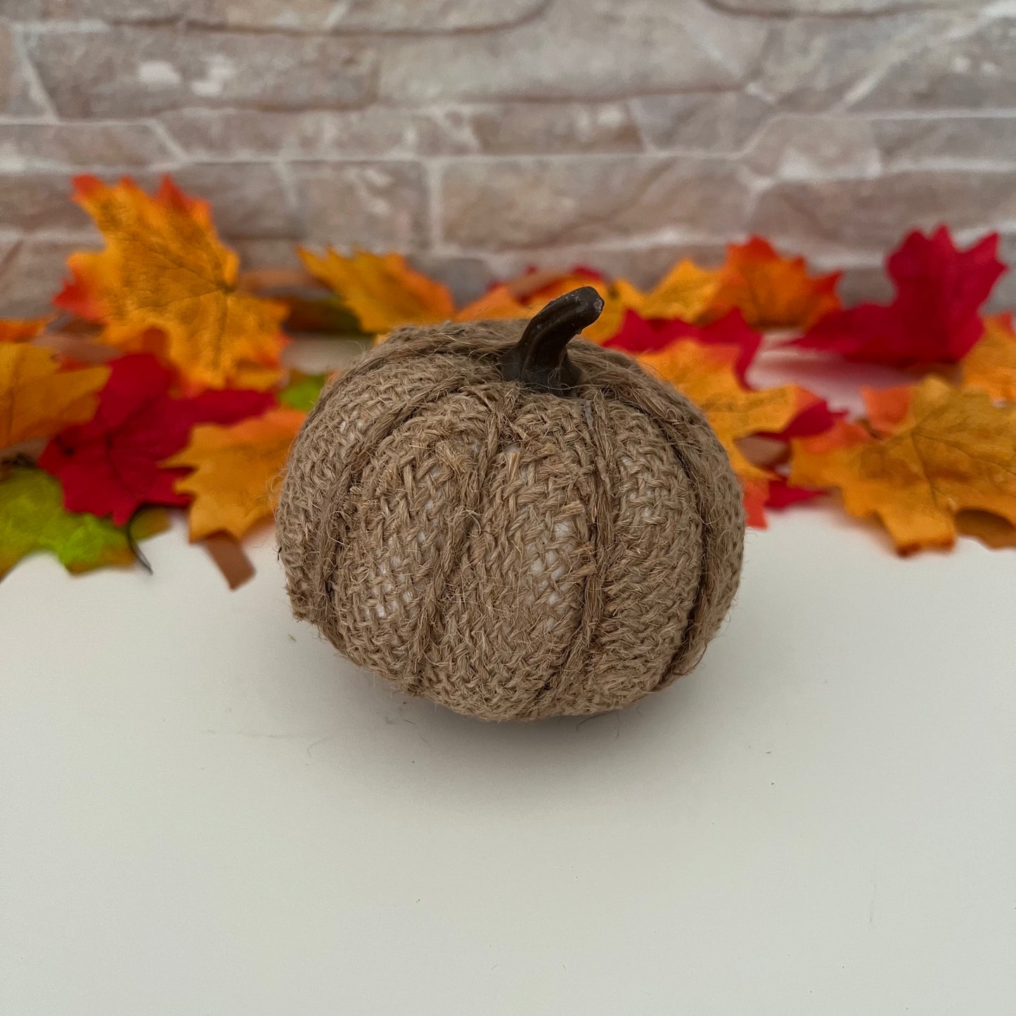 Zucca decorativa in juta