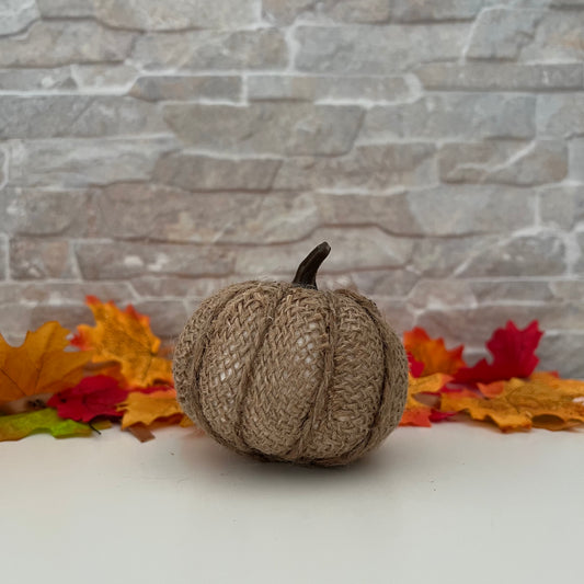 Zucca decorativa in juta